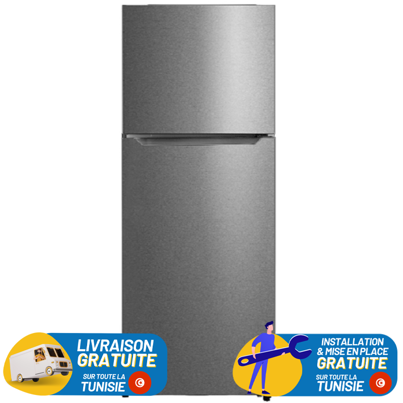FRIGO CONDOR 2 PORTES DF GRIS 420/R600A